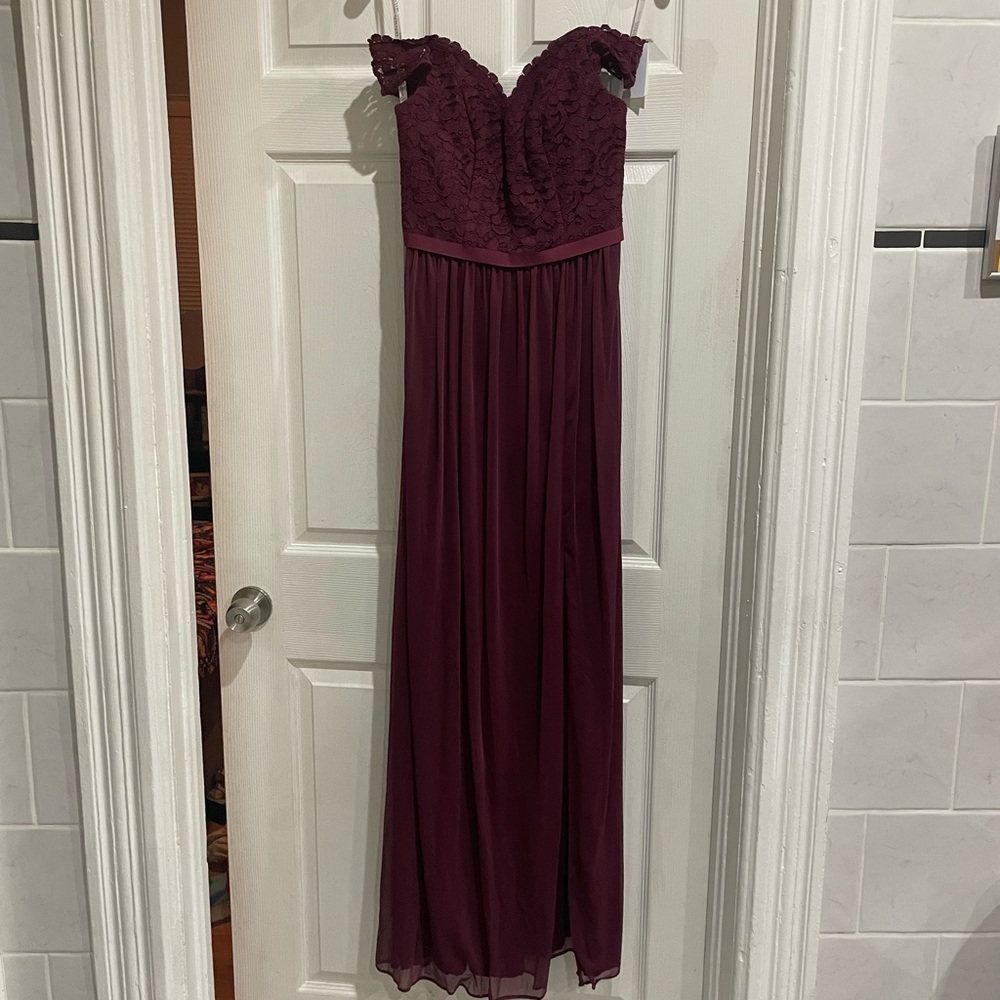 David’s bridal bridesmaid dress